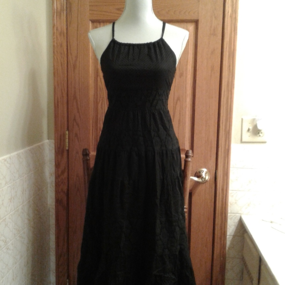 Free People Full Length Dress Black